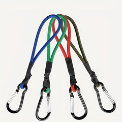 4pcs Tent Elastic Rope Hanging Buckle Multifunctional Canopy Pull Rope