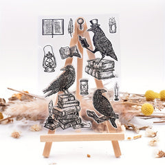 Bird Background Transparent Stamp Silicone Stamp Painting Tool Clipping