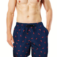 Men's Small Shrimp Double Layer Beach Pants