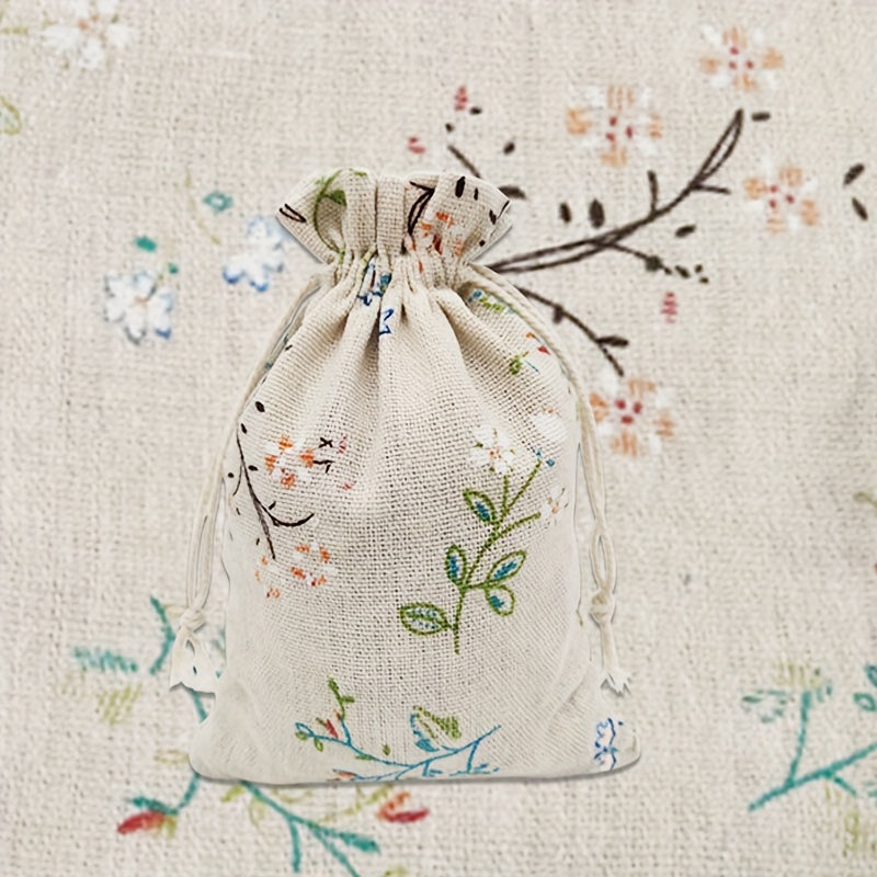 30pcs Burlap Bag Drawstring Jewelry Packaging Wedding Decor Party Gift Bag