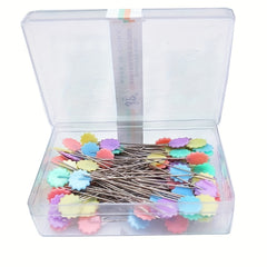 100Pcs Dressmaking Pins Embroidery Patchwork Pins Sewing Accessories