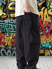 Men's Straight Leg Cargo Pants with Flap Pockets