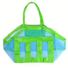 1pc Mesh Beach Bag Extra Large Tote Backpack for Beach Toys Towels Sand Away
