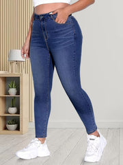 High Rise Stretch Skinny Jeans