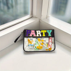 Transparent Waterproof Cosmetic Bag Wristlet Makeup Storage Organizer