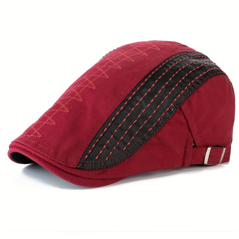 Men's Vintage Newsboy Cap Sun Visor Retro Hat