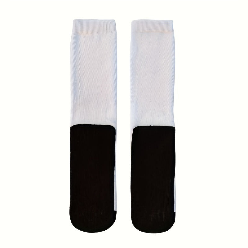 Men's Casual Thin Breathable Mid-calf Socks for Outdoor Training