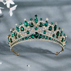 Baroque Crown Hairband Headband Rhinestone Tiara Wedding