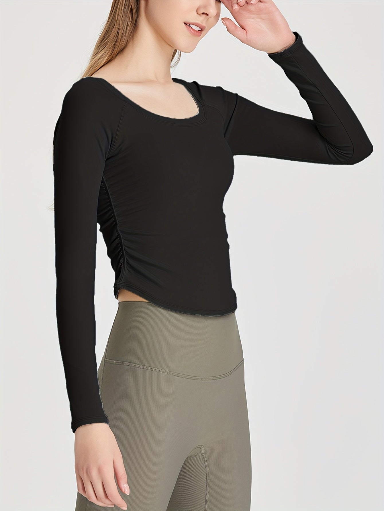 Quick Drying Fitness High Elastic T-shirt Women