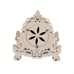 Wooden Clock 3D Puzzle Model Handcrafted Puzzle Toy Gift