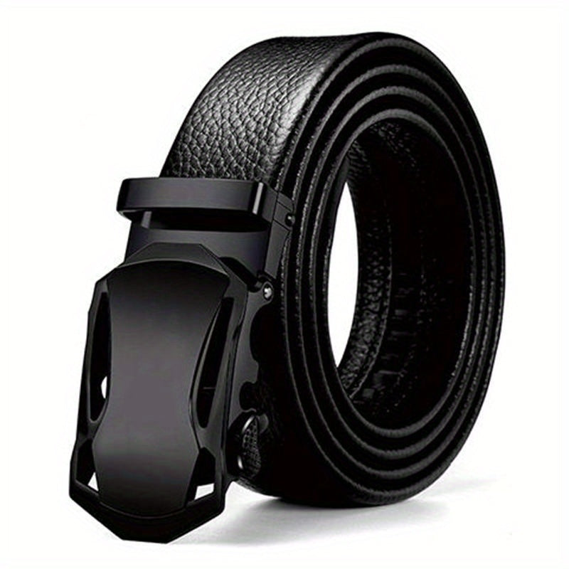 High Leather Men's Belt Business Casual Sports Car Automatic Buckle Belt