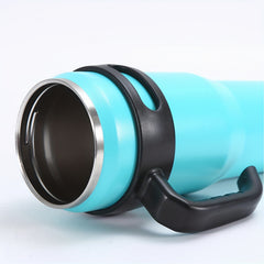40OZ Stainless Steel Car Cup Portable Handle Ice Cream Cup