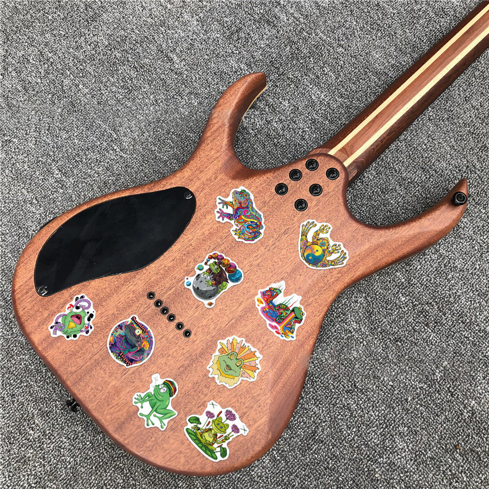 Psychedelic Frog Stickers Graffiti Waterproof for Guitar Helmet Motorcycle