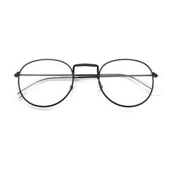 Round Frame Light Blocking Glasses for Women Unisex