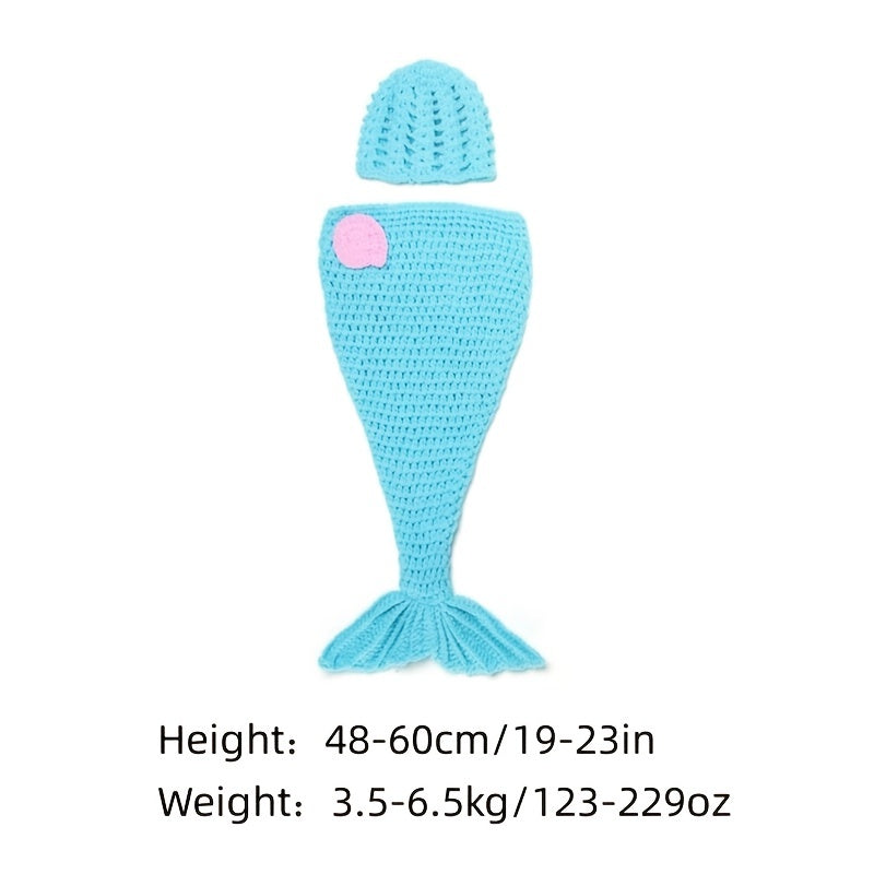 2 Pack Knitted Caps for Newborn Photography