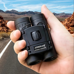 Portable HD Binoculars Long Range for Camping & Travel