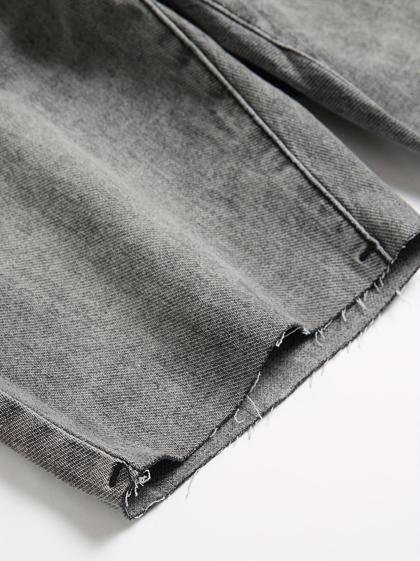 Men's Denim Shorts with Pockets for Summer Casual Wear
