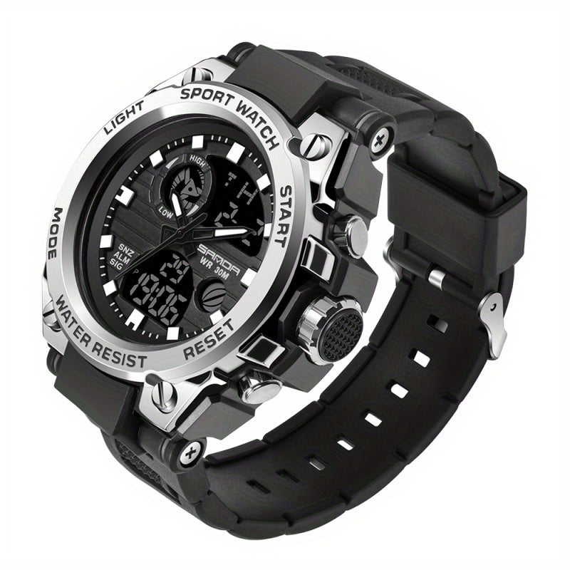 SANDA Waterproof Sports Watch Men's Accessories