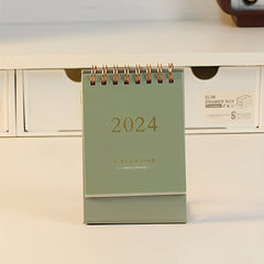 Stylish Mini Bronzing Calendar for Elegant Desk Planning