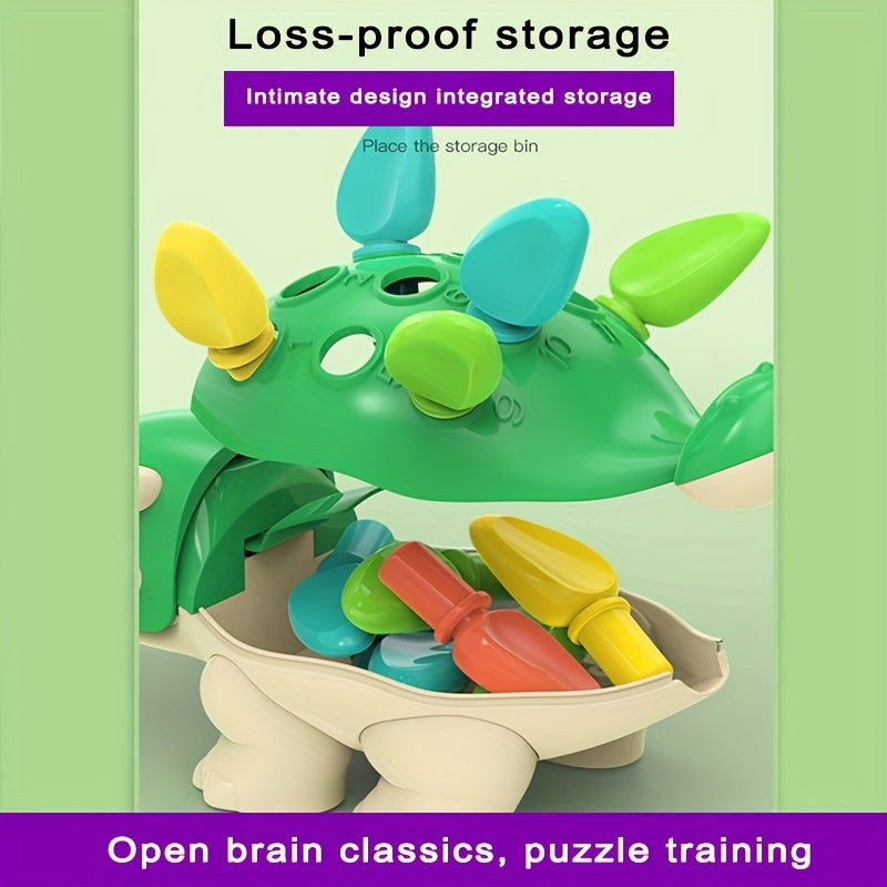 Dino Hedgehog Baby Toy Sensory Montessori Training