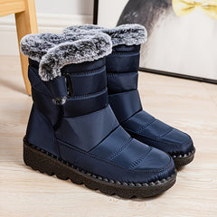 Waterproof Faux Fur Lined Snow Boots