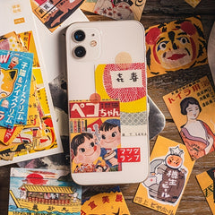 40pcs Japanese Style Stickers Pack DIY Scrapbooking Crafts