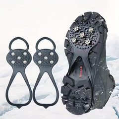 Anti Slip Shoe Spikes Silicone Snow Spikes for Skiing & Hiking