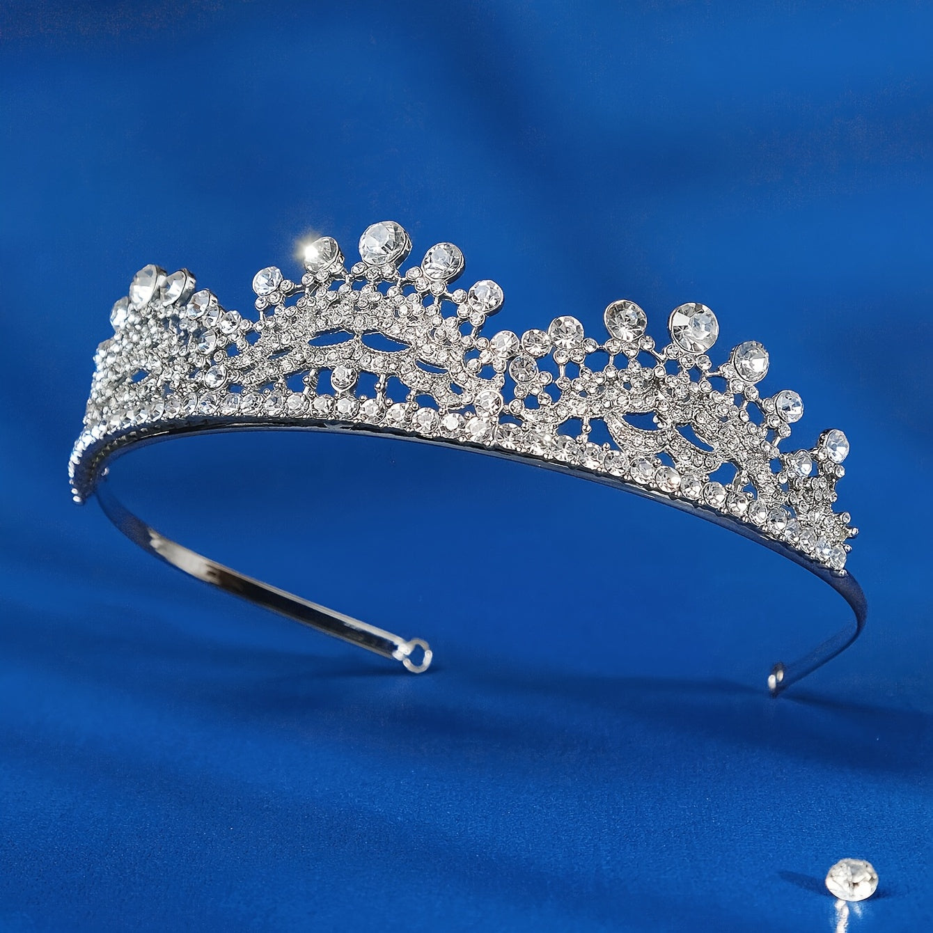 Baroque Wedding Crown & Queen Crowns & Tiara Rhinestone Bridal Wedding Crowns