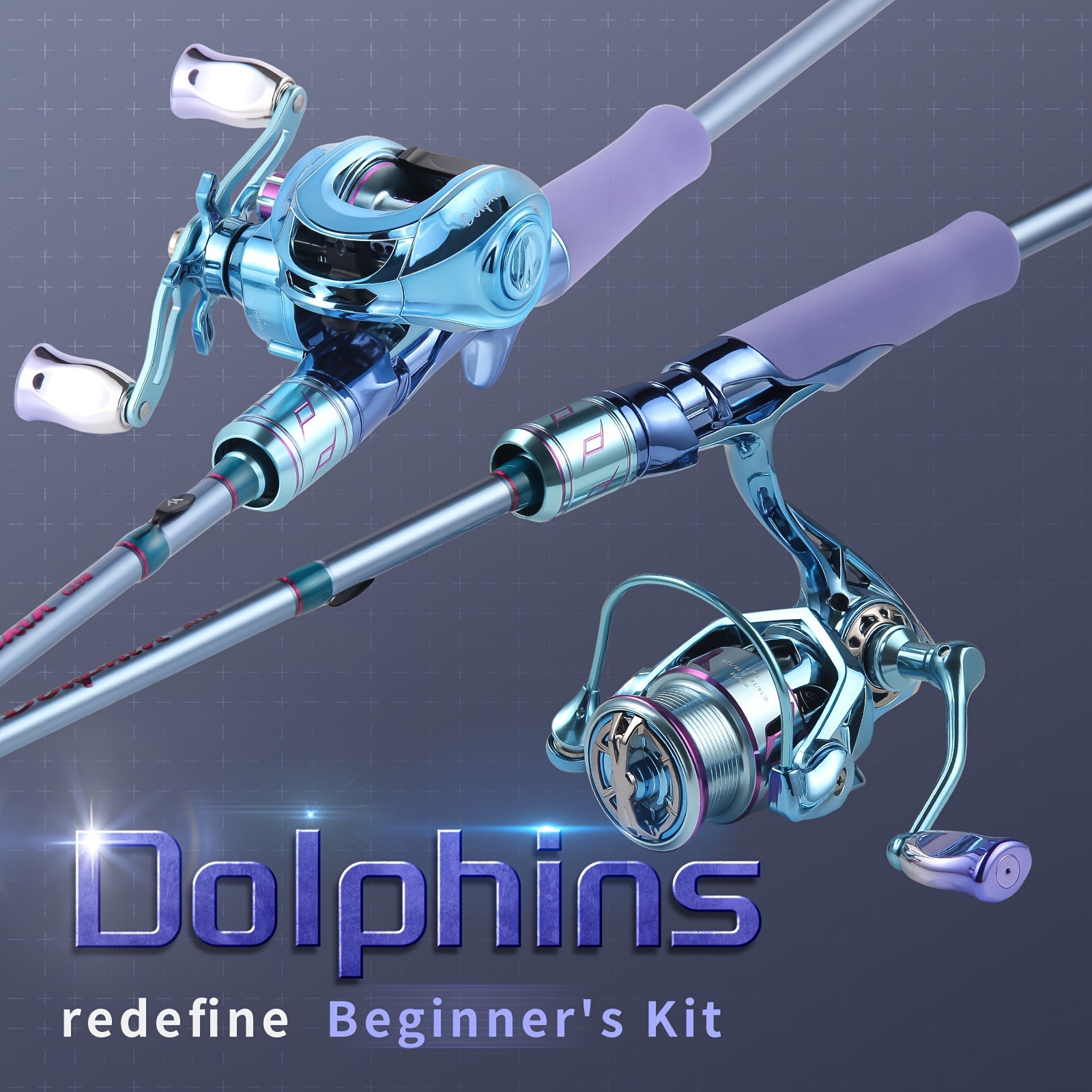 Dolphin Spinning & Casting Fishing Rod M Power 24Ton IM6 Graphite Carbon Fiber