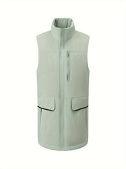 Sporty Vest Sleeveless Waterproof Windproof Sports Jacket Women's Activewear