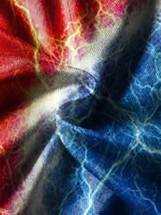 Flame Lightning Graphic Hoodie For Boys 3D Digital Printed Hooded Top