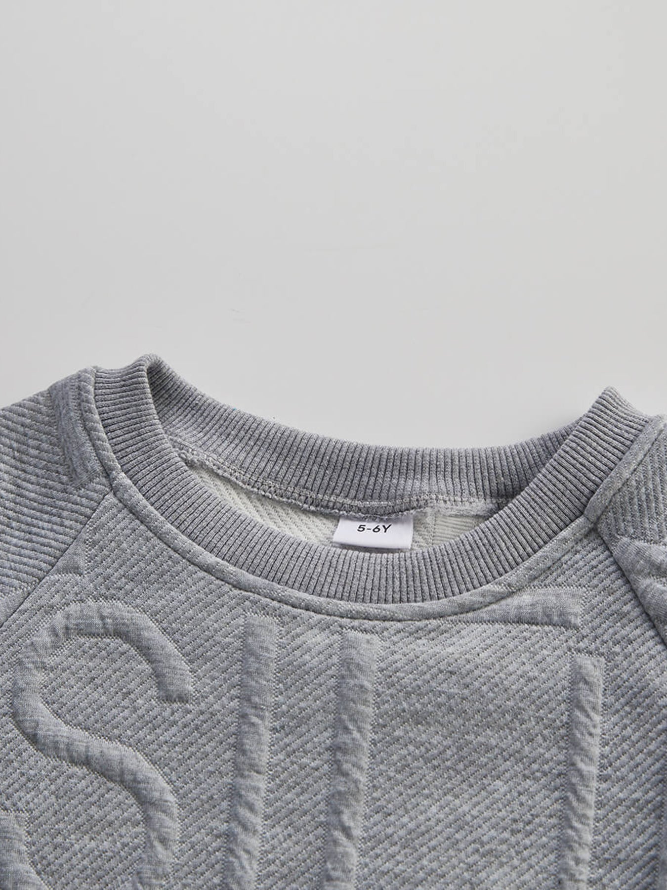 Toddler Boy Letter Pattern Sweatshirt