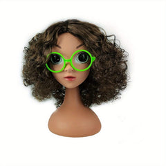 Brown Wig Kids Cosplay Stage Hair Accessories