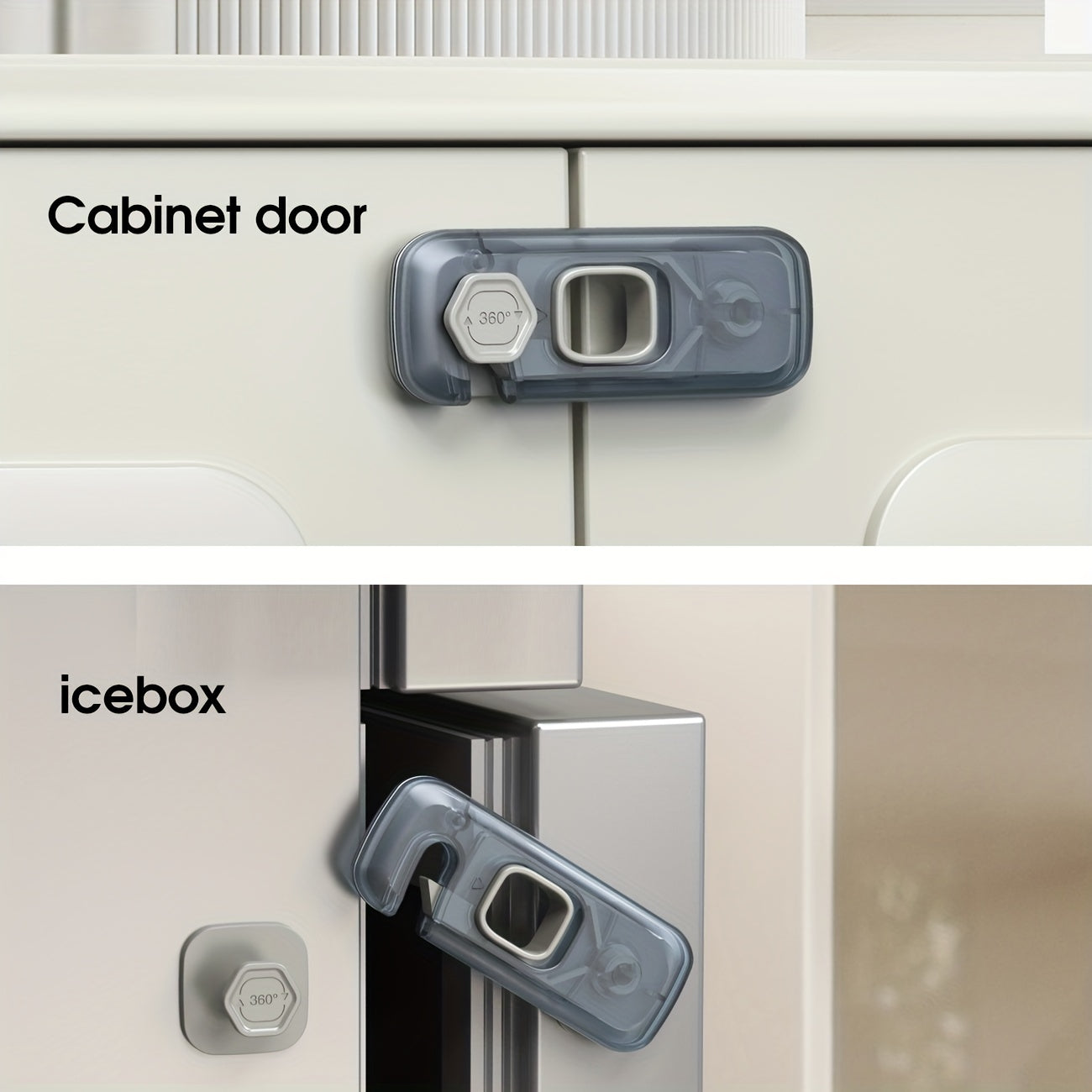 Child Safety Fridge Lock Single Door Refrigerator Door Stopper