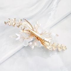 Faux Pearl Hair Clips Crystal Beaded Hair Accessories