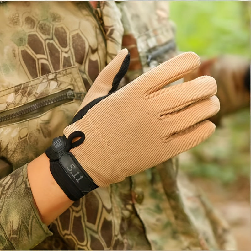 Non-slip Full Finger Sports Gloves for Fitness, Fishing, Cycling
