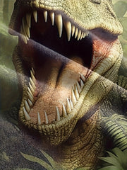 Roaring Dinosaur 3D Print Boy's T shirt