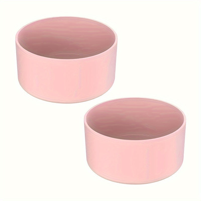 2pcs Silicone Cup Base Covers Non-slip Soft Cup Bottom Sleeve Cup Accessories