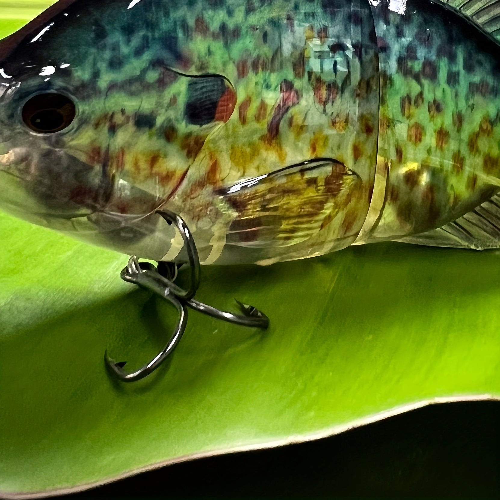 1pc 57g 2.01oz Bionic Fishing Lure 2 Segmented Swimbait Hard Baits