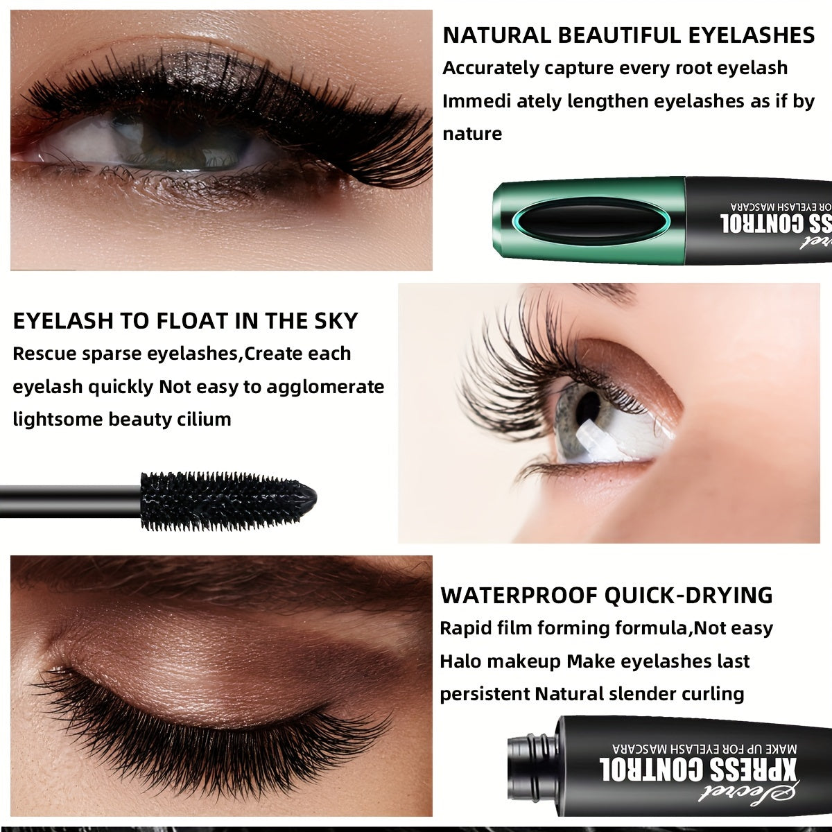 Long Lasting 4D Fiber Mascara Waterproof
