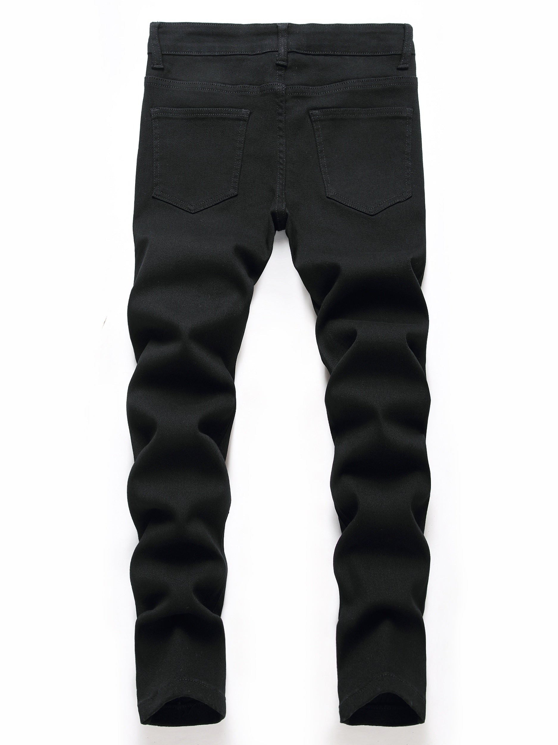 Boys Stretch Jeans Skinny Slim Fit Distressed Denim Pants