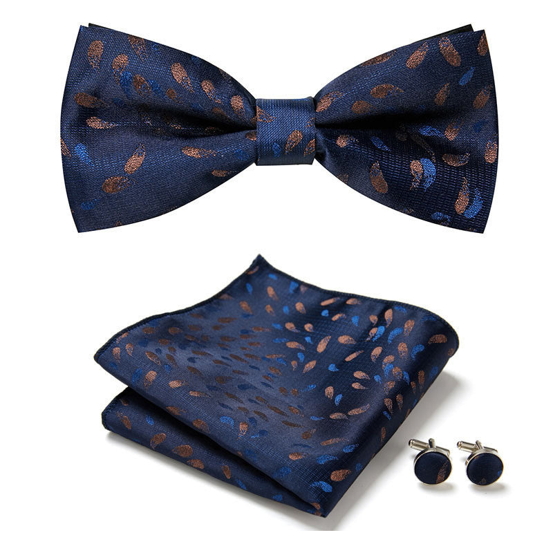 Men's Creative Bow Tie Set For Wedding Party