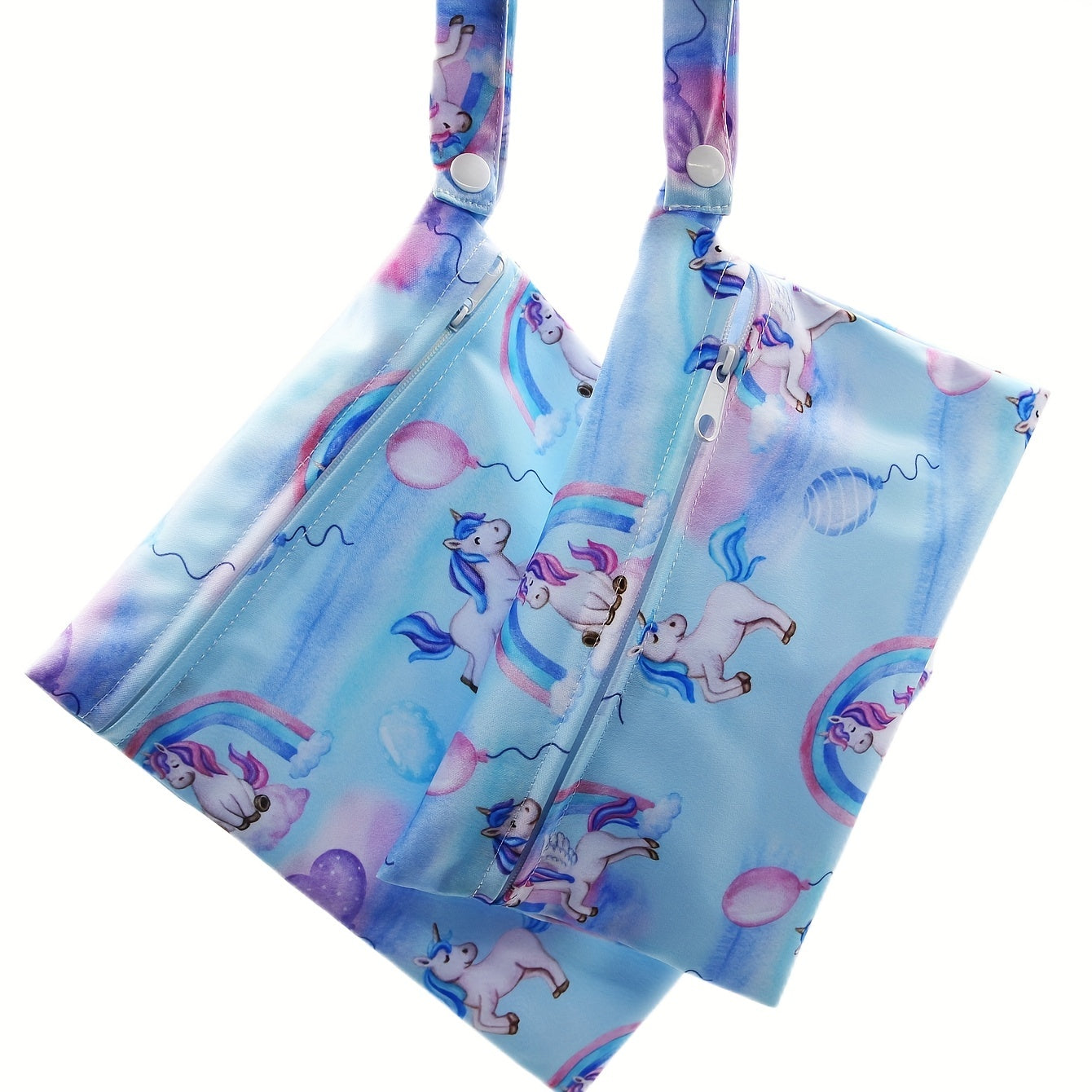 2 Pcs Unicorn Prints Wet Bag Set