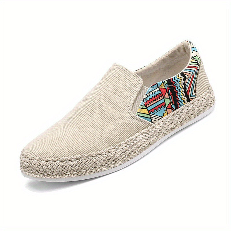 Men's Breathable Slip On Canvas Shoes for Walking