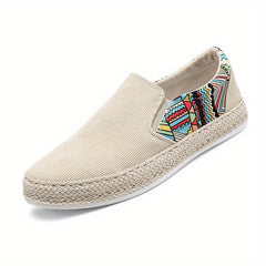 Men's Breathable Slip On Canvas Shoes for Walking