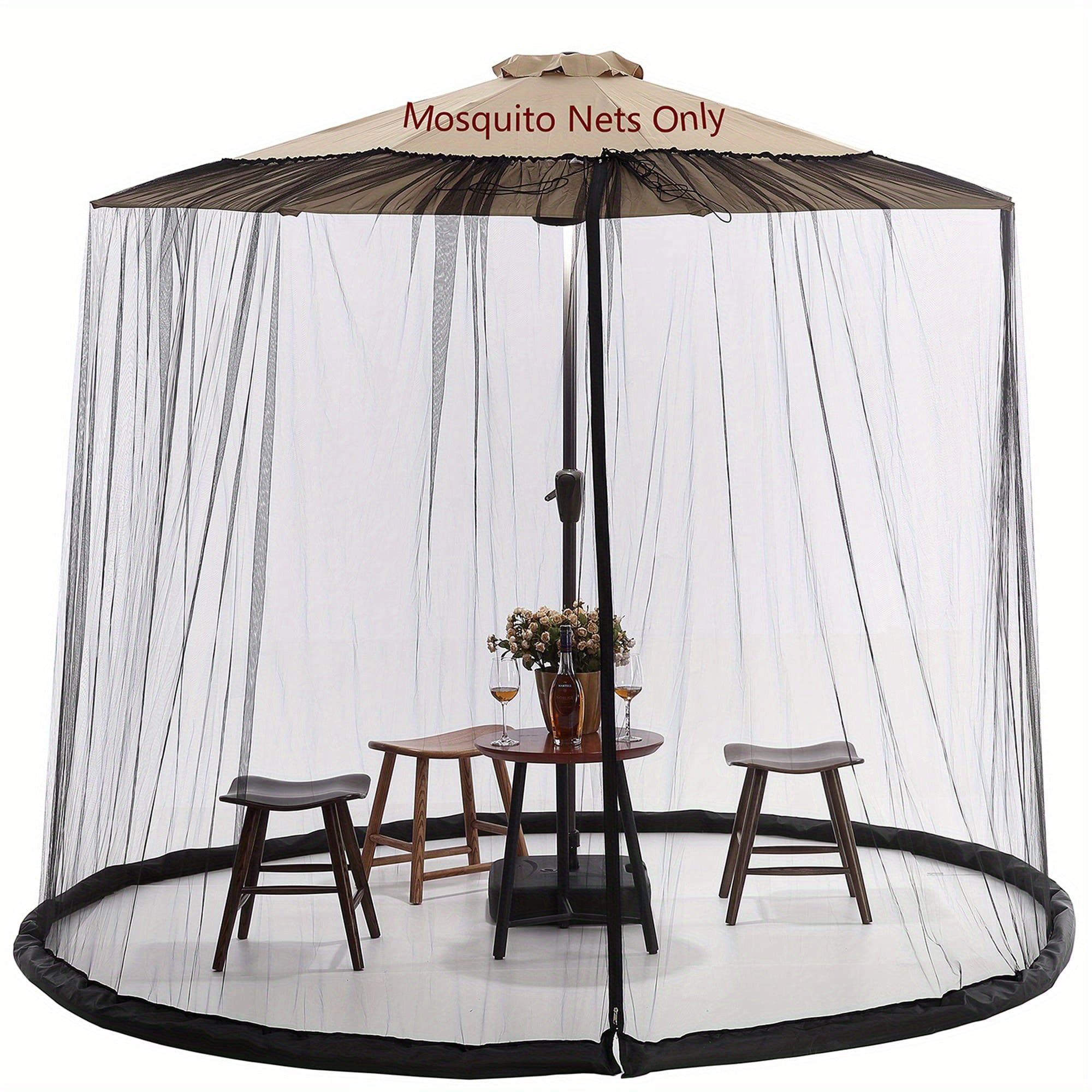 Outdoor Screen Hanging Tent Mosquito Net For Patio Umbrella