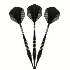 Soft Tips Dart Set 18g Plastic Head Dart Portable Box 6 Tips 6 O Rings 3 Wings