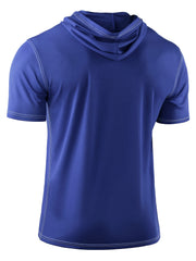 Men's Summer Loose Fit Quick Drying Sports Short Sleeve T shirt