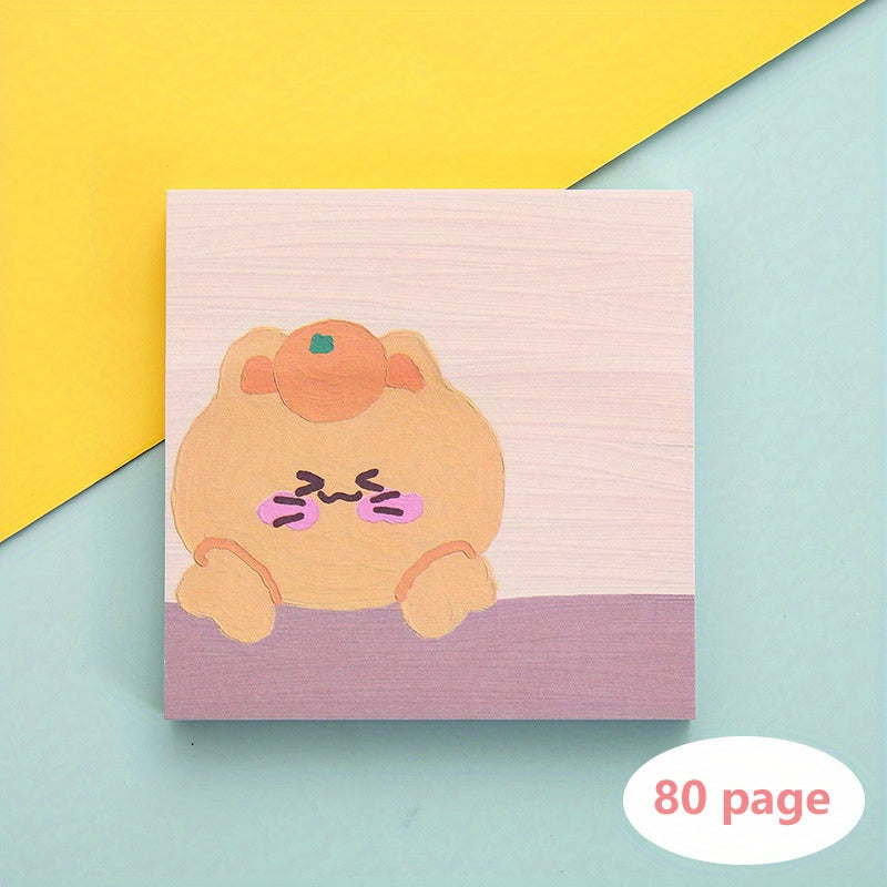 3D Cartoon Sticky Notes for Students & Memos