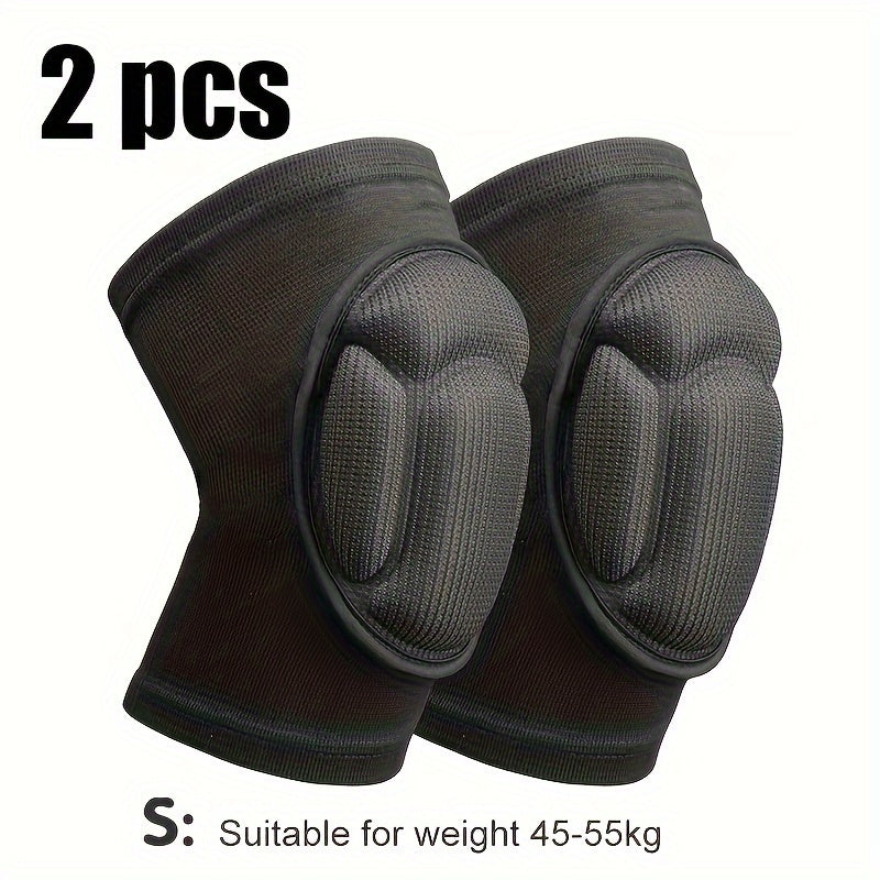 2pcs Anti Collision Sponge Knee Pads Soft Breathable Sports Volleyball Training